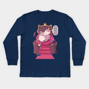 Royal Cat Kids Long Sleeve T-Shirt